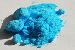 Sulfato de Cobre: um sal hidratado.
